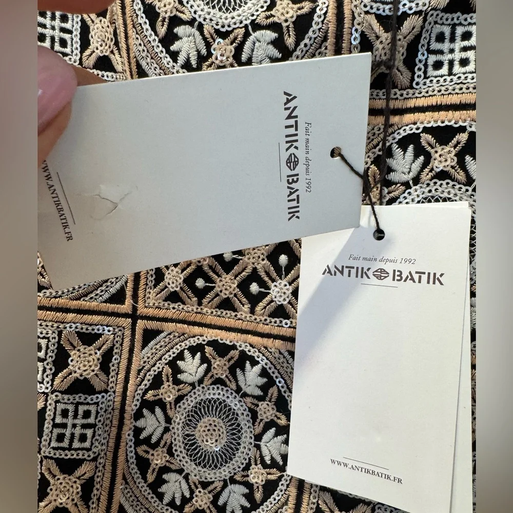 NWT Anthropologie Anton Batik Dress - Sz  XSP - Elegant and Classy - Picture 3 of 5